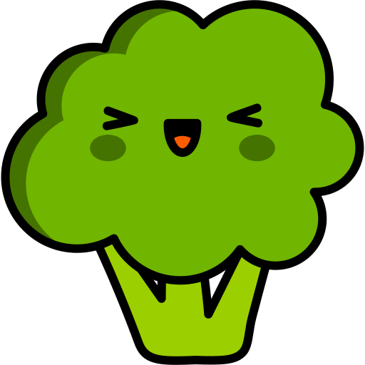 broccoli Generic Outline Color icona