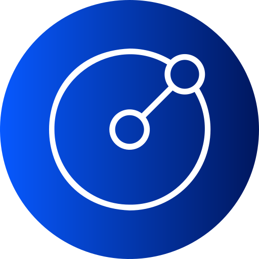 círculo Generic Blue Ícone