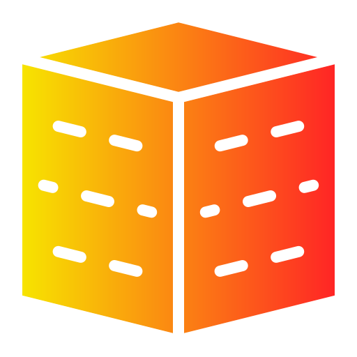 cubo Generic Flat Gradient icona