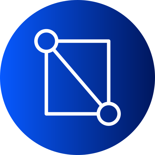 rechthoek Generic Blue icoon