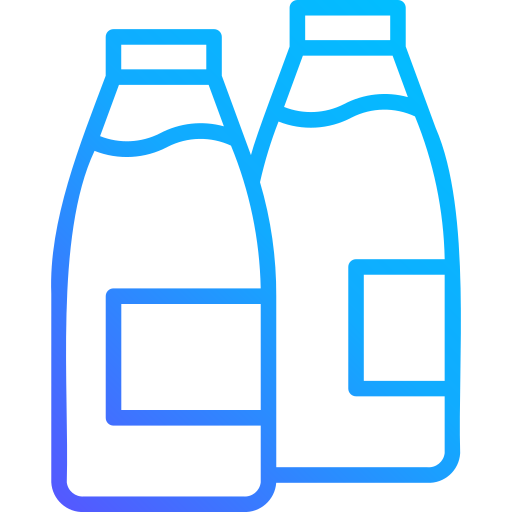 garrafa de leite Generic Gradient Ícone