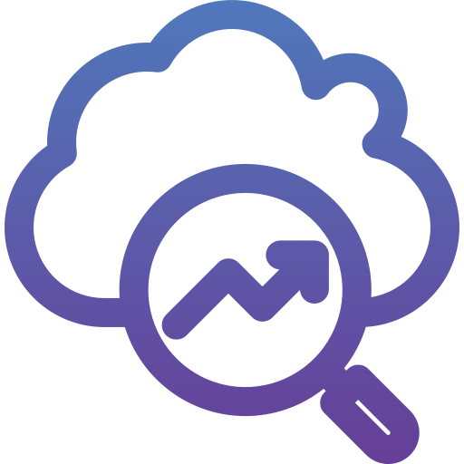 Cloud server Generic Gradient icon