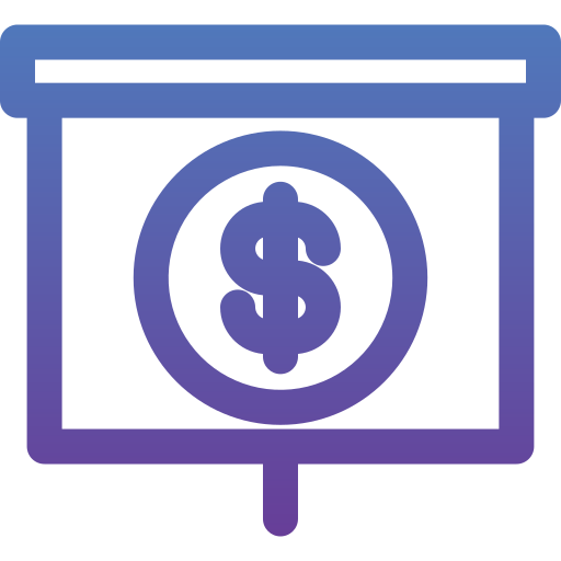 お金 Generic Gradient icon