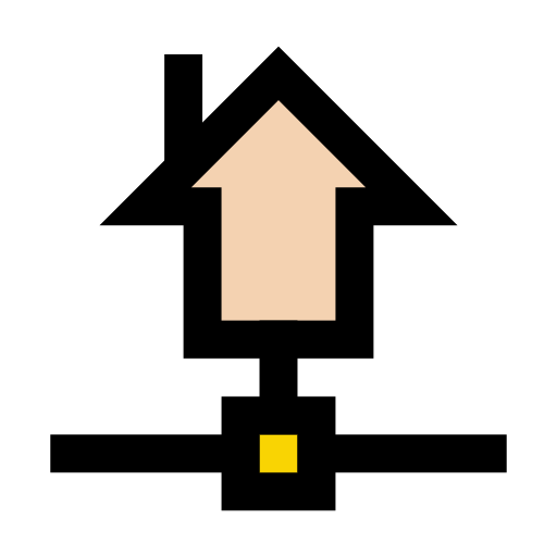 Домашняя сеть Vector Stall Lineal Color иконка