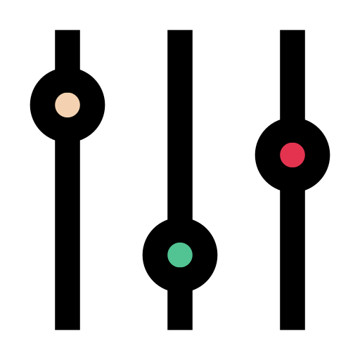 schalttafel Vector Stall Lineal Color icon