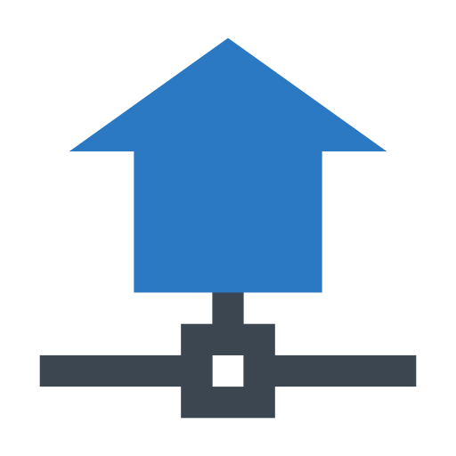 Home network Generic Blue icon