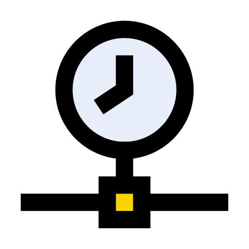 gestión del tiempo Vector Stall Lineal Color icono