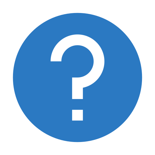 Question mark Generic Blue icon