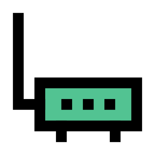 무선 라우터 Vector Stall Lineal Color icon