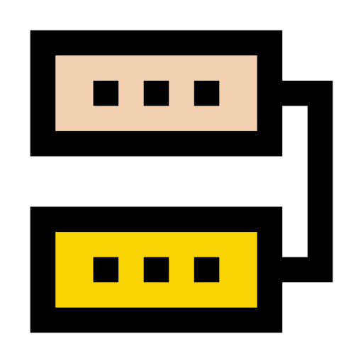 cpu-turm Vector Stall Lineal Color icon