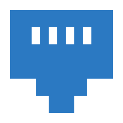ethernet Generic Blue Icône