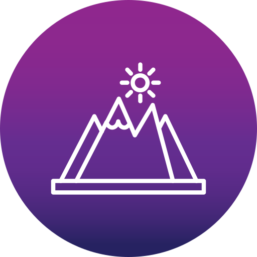 Mountain Generic Flat Gradient icon