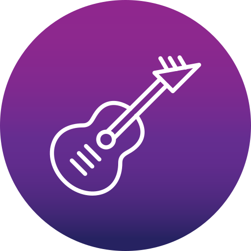 Guitar Generic Flat Gradient icon