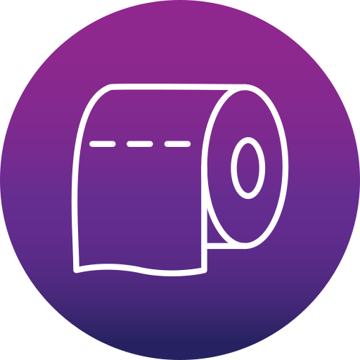 toiletpapier Generic Flat Gradient icoon