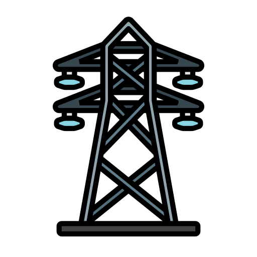 torre elettrica Generic Outline Color icona
