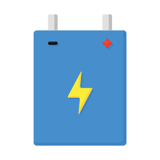 bateria Generic Flat ikona