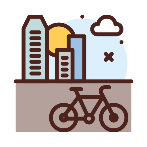 Bike Darius Dan Lineal Color icon