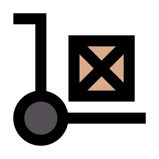 스마트 카트 Vector Stall Lineal Color icon