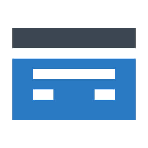 tarjeta de pago Generic Blue icono