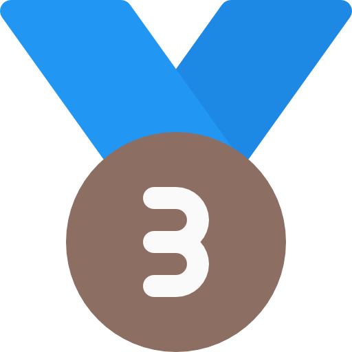 Medal Pixel Perfect Flat icon