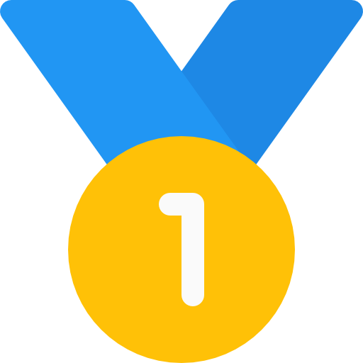 medalla Pixel Perfect Flat icono