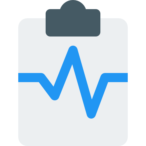 gezondheidsrapport Pixel Perfect Flat icoon