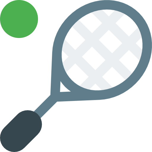 Большой теннис Pixel Perfect Flat иконка