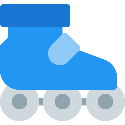 roller skates Pixel Perfect Flat icon