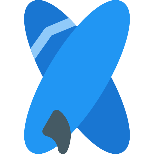 surfplank Pixel Perfect Flat icoon