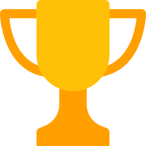 trofeo Pixel Perfect Flat icono