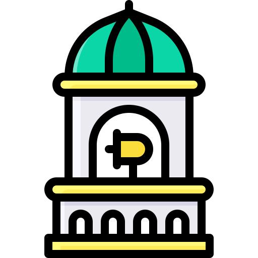 Minaret Generic Outline Color icon