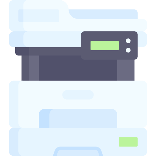 multifunctionele printer Special Flat icoon