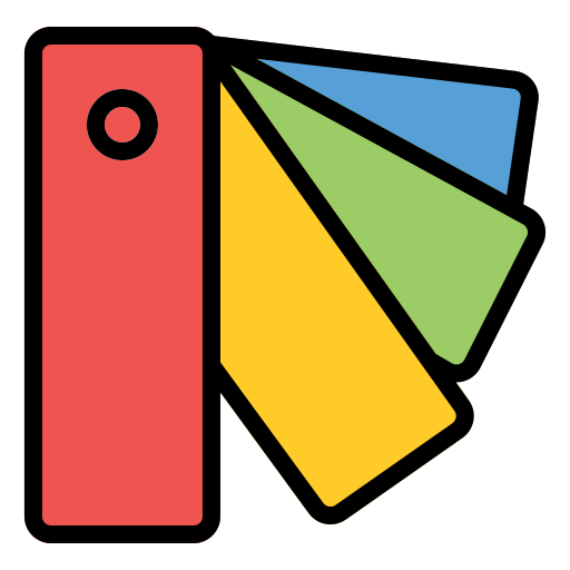 paleta kolorów Generic Outline Color ikona
