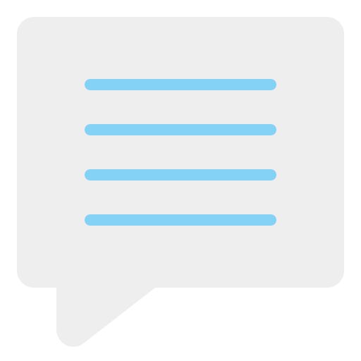 Text box Generic Flat icon