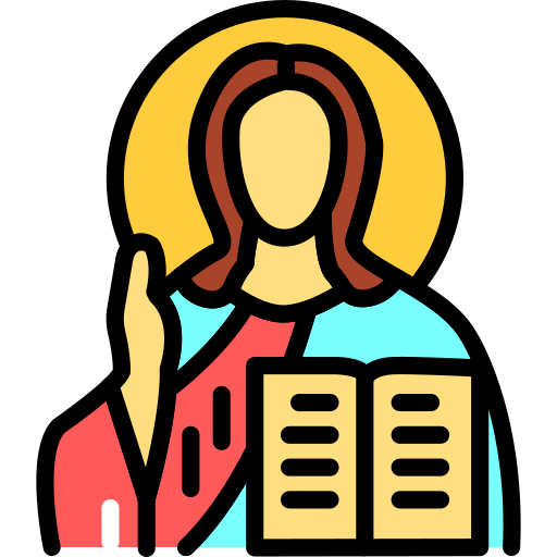 jezus Generic Outline Color ikona