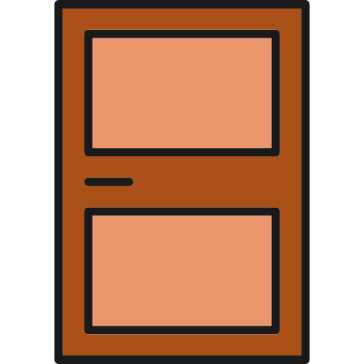 ドア Generic Outline Color icon