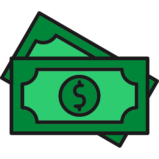 dinero Generic Outline Color icono