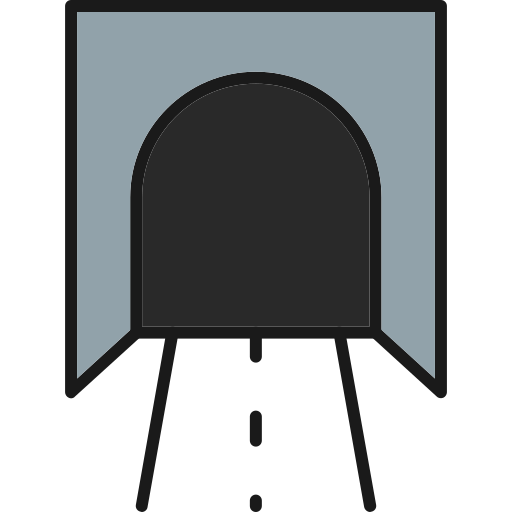 Tunnel Generic Outline Color icon