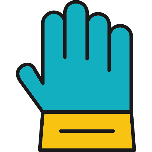 guante Generic Outline Color icono
