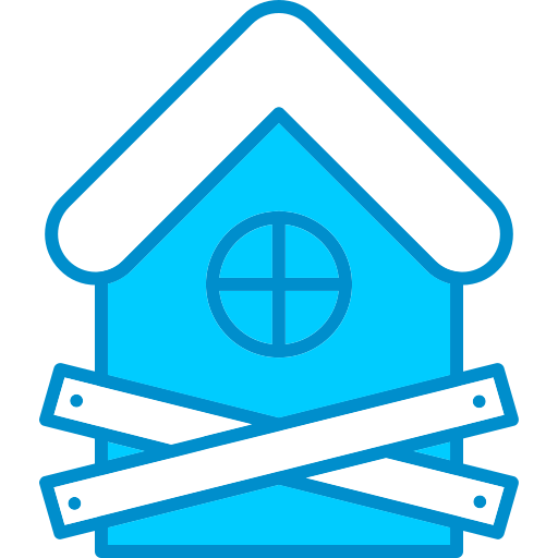 Eviction Generic Blue icon