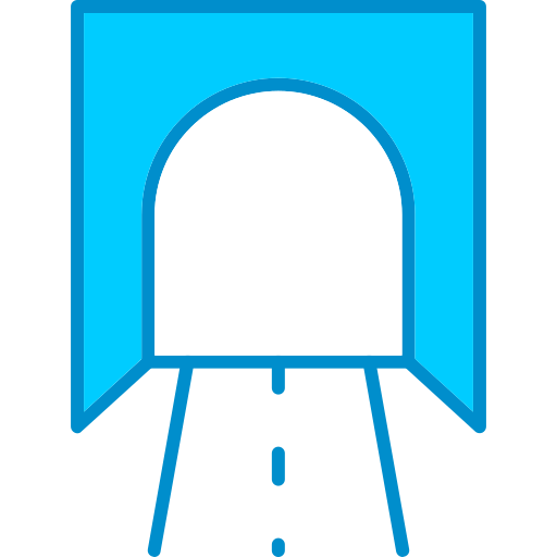 túnel Generic Blue Ícone