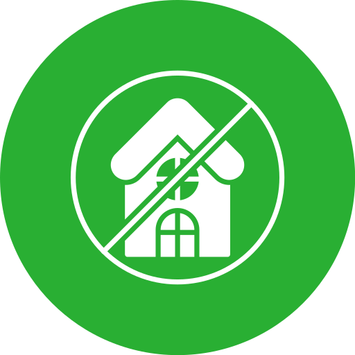 No house Generic Mixed icon