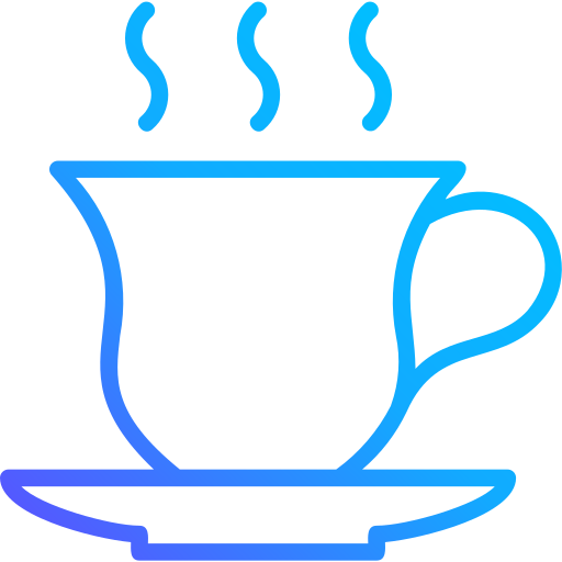 taza de café Generic Gradient icono
