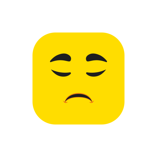 Sad face Generic Flat icon