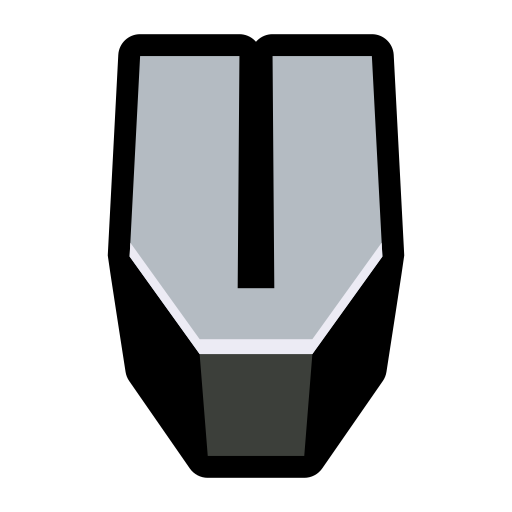 Letter v Generic Outline Color icon
