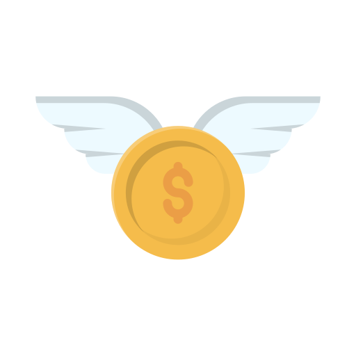 dinero volador Generic Flat icono