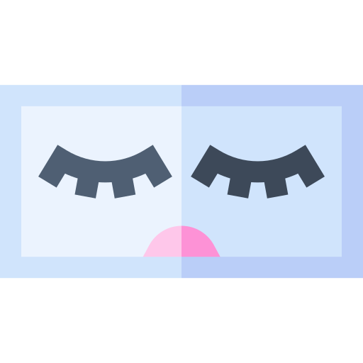 wimpern Basic Straight Flat icon