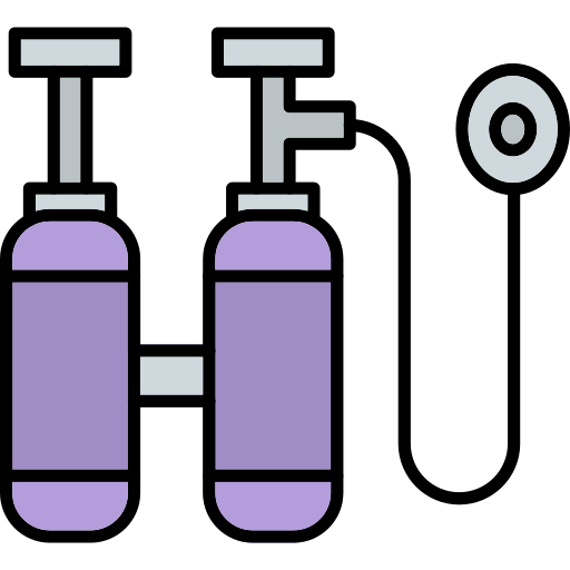 serbatoio di ossigeno Generic Outline Color icona