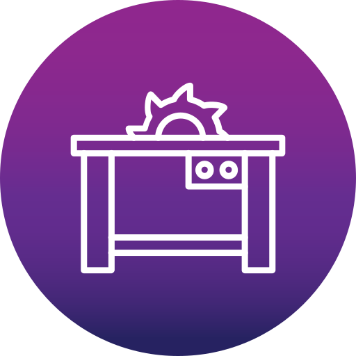 Table saw Generic Flat Gradient icon