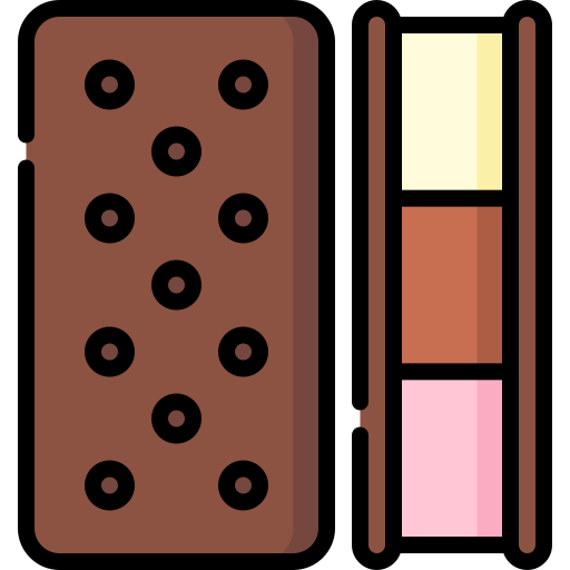 panino gelato Special Lineal color icona